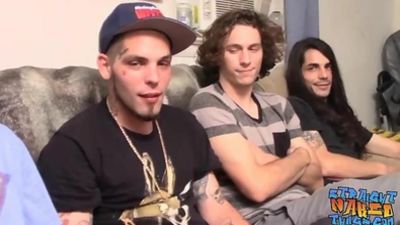 Straight guy Devin Reynolds jerks off with group of friends, Cumshot, Gay, Twinks, Straight Naked Thugs