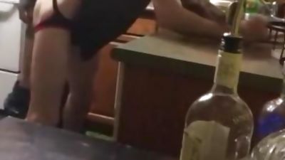 Anon Kitchen BB Fuck., Anal, Cumshot, Homemade