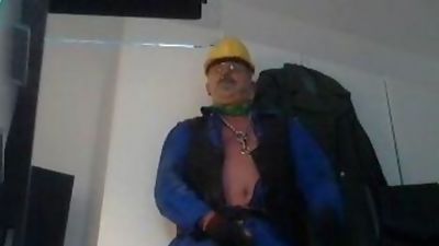 old-worker-dad, Big Cock, Blowjob, Handjob