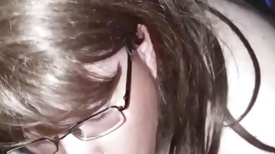 Sucking Daddy on his front porch, Amateur, Blowjob, Outdoor, Gay