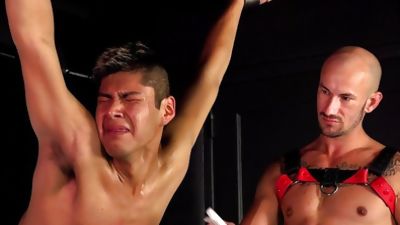 TWO BDSM TOPS WHIP & FUCK UNCUT LATINO TWINK BAREBACK, Anal, Big Cock, Gay