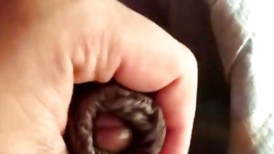 Rubbing 81 year old Asian Grandpa, Asian, Handjob, Old And Young, Couple, Old