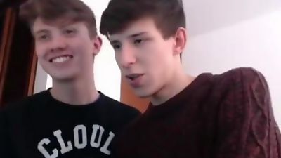 Two Cute College Cam Boyz Sucking Cock, Amateur, Blowjob, College
