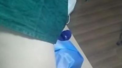 Chinese doctor give patient treatment with surgical uniform latex glove 2, Fetish, Uniform, Gay