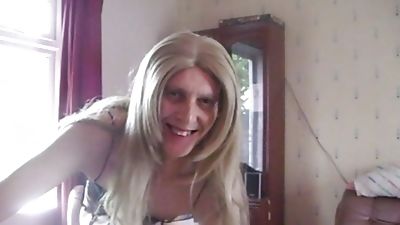 Gay,sissy naked wank from Michael Bramley, Amateur, Masturbating, Crossdresser, Gay