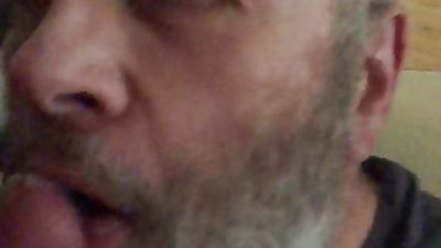 BiWM Sucks Cock to Completion - CIM Swallow Cum Play, Amateur, Blowjob, Old And Young