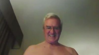 Grandpa strips in hotel, Amateur, Big Cock, Webcam