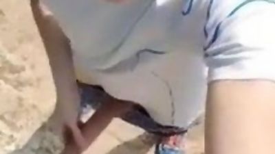 gorgeous twink jerks off in nature, Bikini, Masturbating, Teen