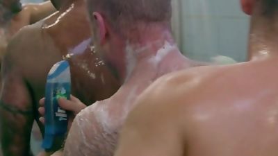 Miners in the shower, Mature, Gay, Bears
