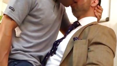 Adam Champ & Bruno Bernal nail, Blowjob, College, Hairy, Adam Champ, Bruno Bernal