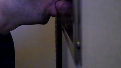 Mouthful of cum at the gloryhole, Blowjob, Facial, Gloryhole