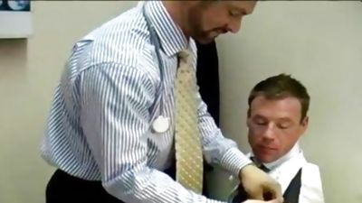 Doctor With Patient Korben, Uniform, Doctor, Hospital