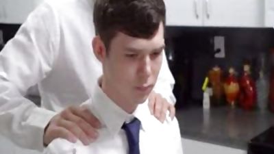 'Priest Rubs And Rides Nubile boyz rod', Teen, Uniform, Leather