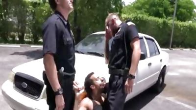 Criminal Perp acquires It Hard By Two lustful Cops Looking To dril Hard, Uniform, Police, Prison