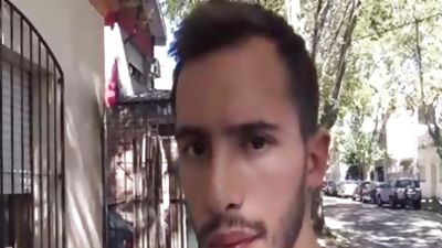 POV Camera chap slamming Straight Latin Macho chap, Amateur, Blowjob, Homemade