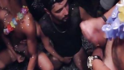 Barebackin Brazilian bunch Fuckfest, Bareback, Brazilian, Portuguese