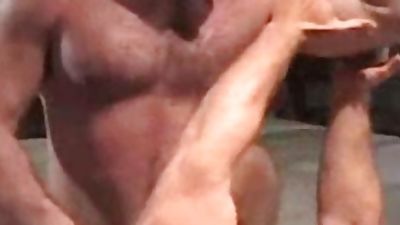 powerful Bear Wrestlers part II, Mature, Bears, Hunks