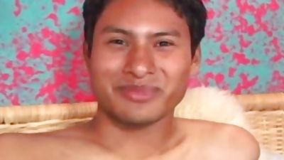 Mexican twink engulfing darksome 10-Pounder, Big Cock, Interracial, Twinks, Mexican