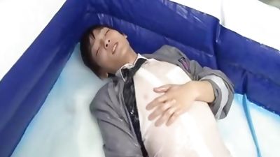 asian Schoolboy Slime fuck, Asian, College, Student