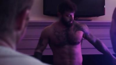 ROUND 2! MARKUS KAGE JOINS A HUNGRY COUPLE FOR HORNY FUN, Big Cock, Blowjob, Cumshot, Markus Kage, Ryan Stone