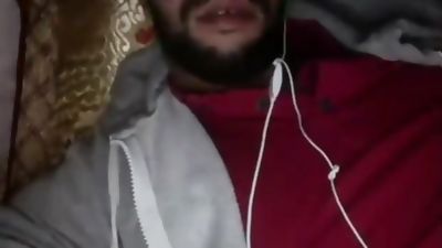 Horny Bi Moroccan Dude, Big Cock, Gloryhole, Masturbating