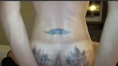 White Skinhead Gets Raw Black Cock and Seed, Amateur, Anal, Big Cock