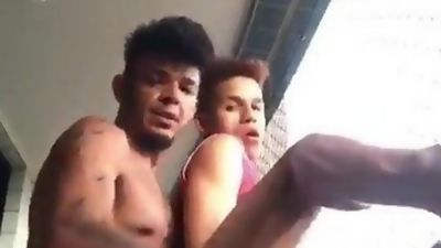 Balcony fucking quarantine, Amateur, Anal, Big Cock