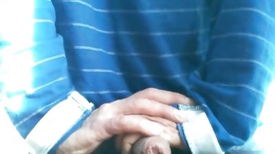 Uncut Cock Hand Fuck #2, Big Cock, Masturbating, Solo, Gay