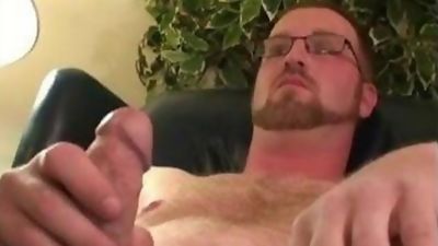 Hairy stud strokes his massive dick and shoots thick loads, Amateur, Big Cock, Hairy