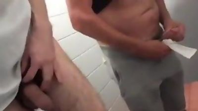 Exhib, crusing toilet Part 2, Amateur, Handjob, Outdoor