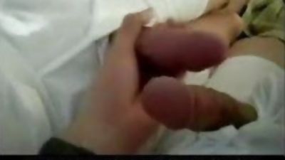 Straight Friend's Sleep over story part 2, Amateur, Handjob, Gay