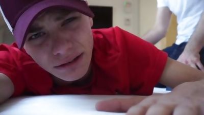 daddy spanks teen and fucks him hard, Amateur, Fetish, Daddies, Spanking