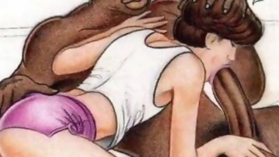 Sissy toon craves bbc, Anal, Black, Interracial