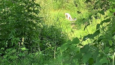 Guys fucking in public at Nieuwe Meer in Amsterdam Zuid, Bikini, Outdoor, Gay, Public