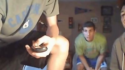 Full College Roommates Wank, Amateur, College, Masturbating, Gay