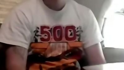 Old studs lay together in a trailer as they masturbate too, Big Cock, Blowjob, Cumshot