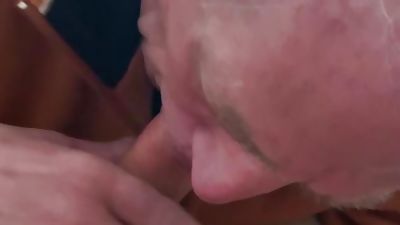 DEEP BJ FROM A GRANDPA, Amateur, Handjob, Old And Young, Gay