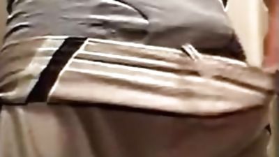 Tenting boner tease, Big Cock, Masturbating, Solo