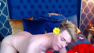 Valentine's day ended with cumshot heart pillows, Amateur, Anal, Masturbating