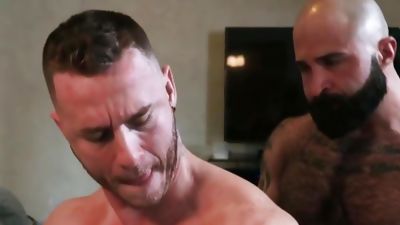 two hunks hard fucking, Anal, Big Cock, Gay