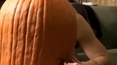Deviant straight guys are fucking a pumpkin and masturbating, Big Cock, Cumshot, Fetish, Gay, Straight Naked Thugs