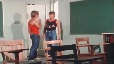 Vintage teacher and student hunks, Anal, Group Sex, Teacher, Gay