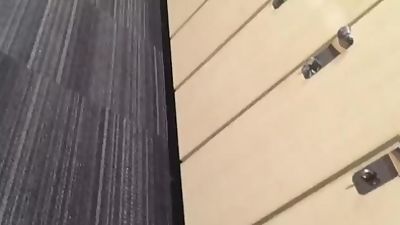 Sexy finance intern in company gym locker room, Amateur, Ass, College