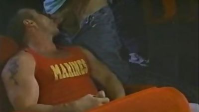 Movie theatre blowjob II, Blowjob, Cumshot, Deepthroat