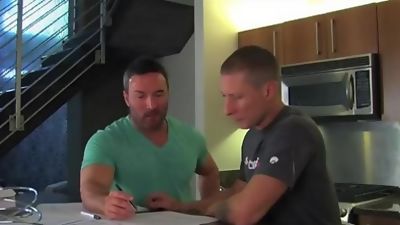 Tyler Fucks Straight Muscle Bottom, Blonde, Deepthroat, Hairy, Muscle