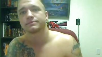 Straight Married Marine Colin Sept 2011, Big Cock, Dildo, Masturbating, Gay