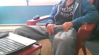 Jeans wank #11, Big Cock, Masturbating, Solo
