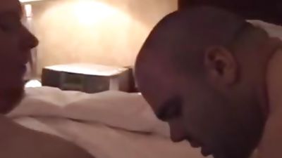 CHUBBY VOYEUR, Amateur, Brunette, Threesome, Voyeur