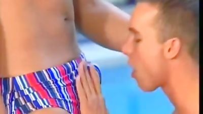 guys at the pool, Blowjob, Gay, Jocks