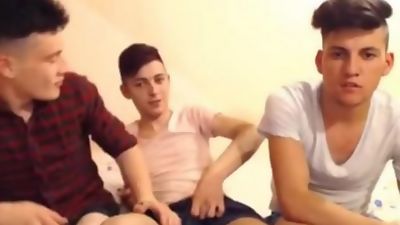 3 GORGEOUS STR8 ROMANIAN BOYS GO GAY, NICE COCKS, Amateur, European, Webcam